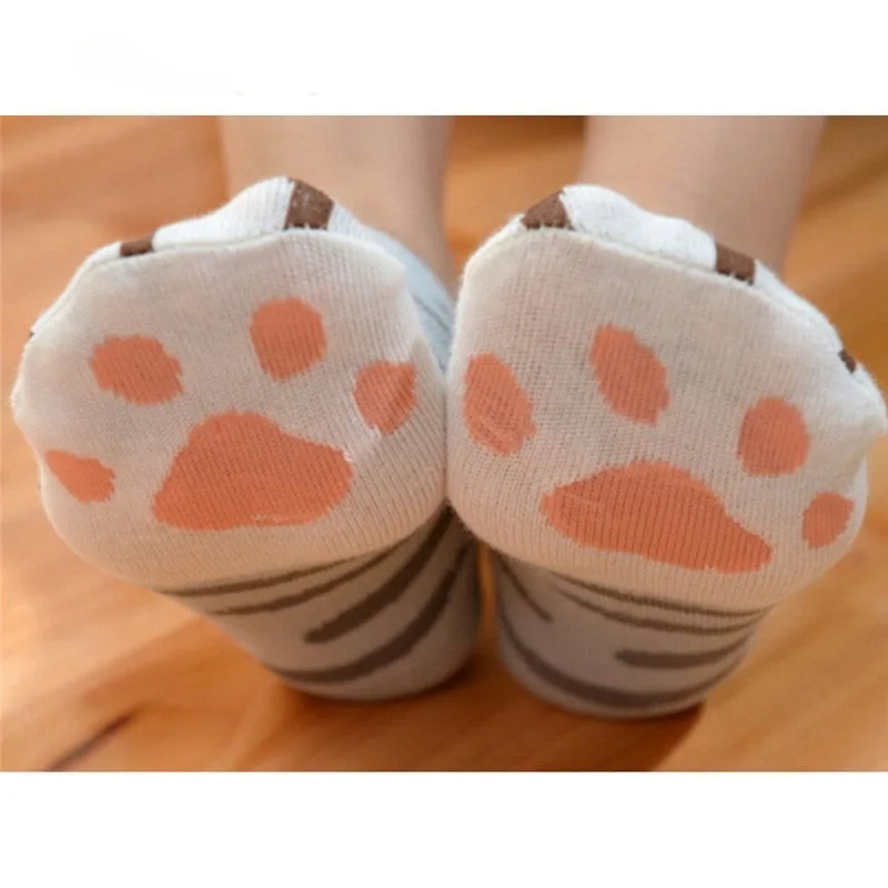 1 пара короткие носки с кошачьими лапами|short ankle socks|socks cuteankle socks |