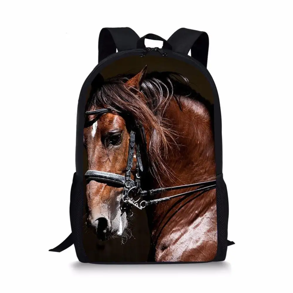 4968C FORUDESIGNS/Детский рюкзак для школы Crazy Horse 3D печать Школьные сумки Дети 3 шт./компл. школьный рюкзак для девочек школьная сумка для мальчиков Bolsa - Цвет: 4968C