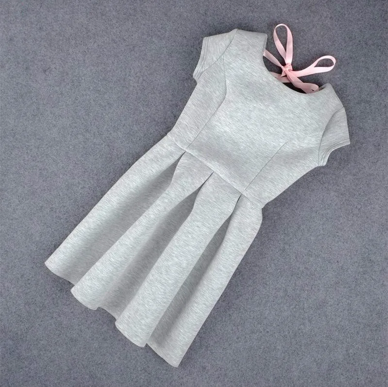 Летние пикантные Платья для вечеринок платье принцессы с открытой спиной бантом