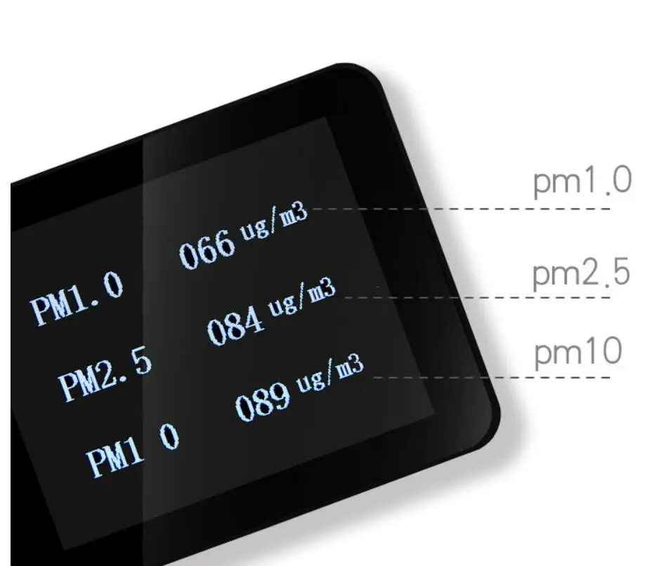 Цифровой монитор качества воздуха лазерный PM2.5 детектор тестер газовый монитор/анализатор газа/измеритель температуры и влажности диагностический инструмент
