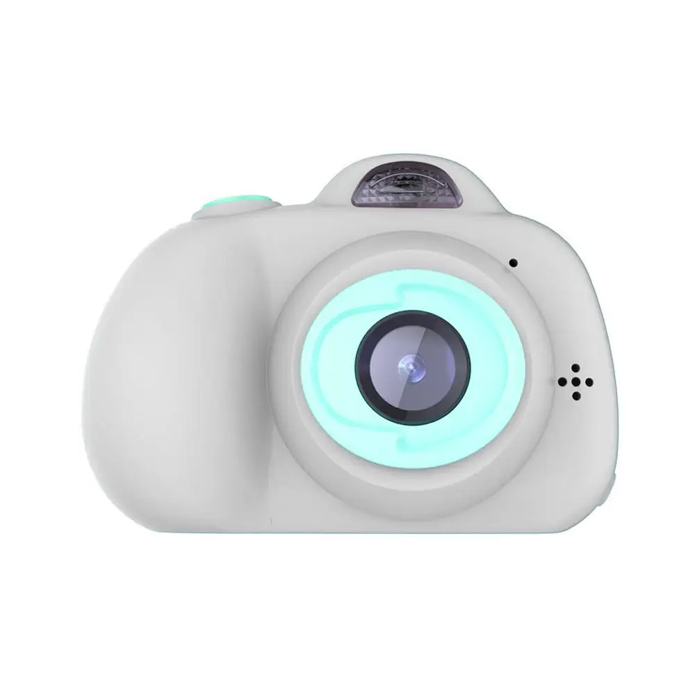 Белый Детская компактная камера s 720 P, видео камера, детские игрушки, камера 2 дюйма, поддержка TF карты, милые игрушки для детей, подарки - Цвет: Белый