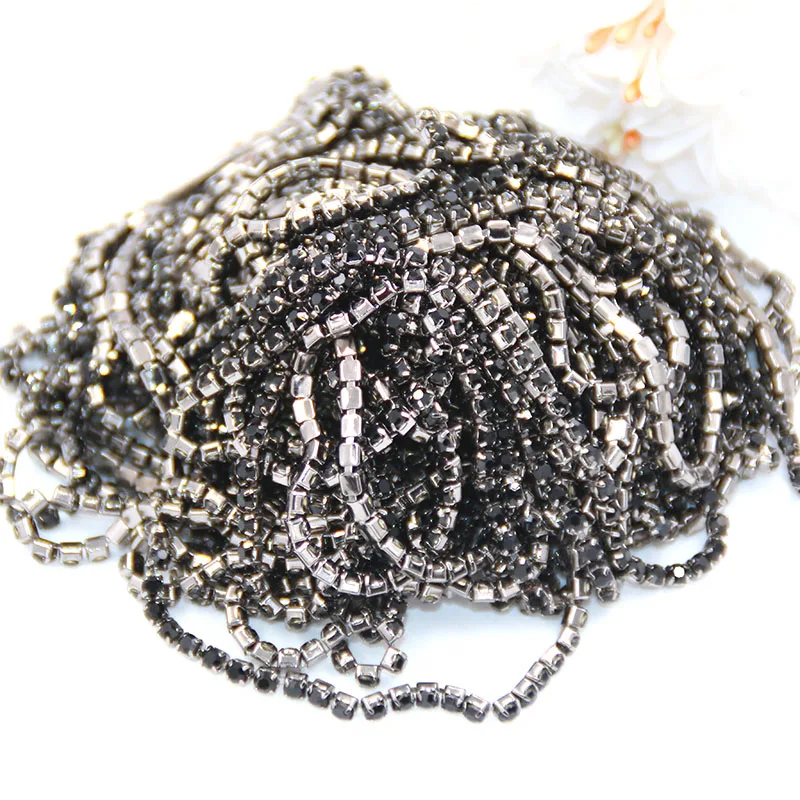 Бесплатная доставка 5 ярдов в упаковке Высококачественная Металлическая черная