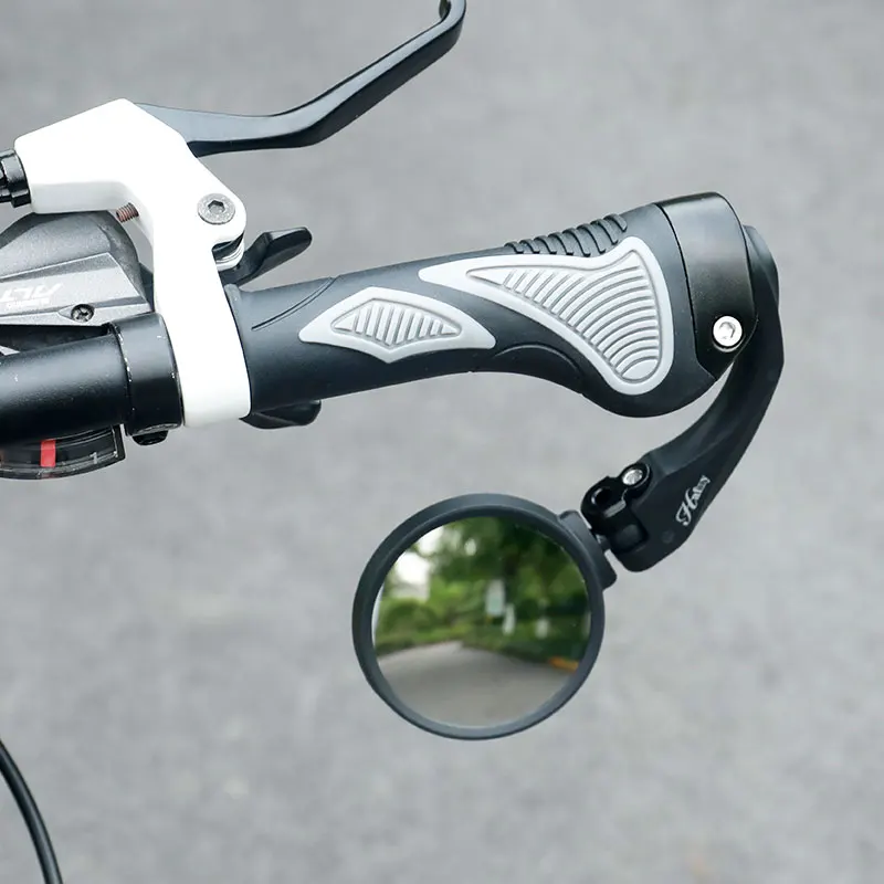 

MTB Road Bicycle 1PC Mirror Unbreakable Stainless Steel Lens Clear Wide Range Back Sight Reflector Angle Adjustable Hafny