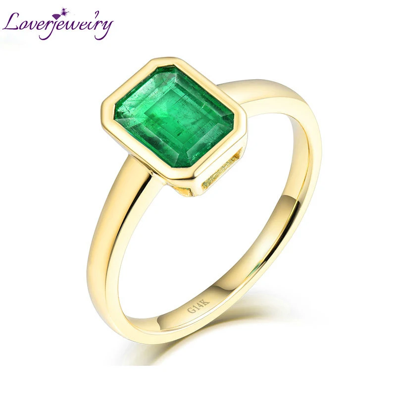 LOVERJEWELRY простой дизайн свадебные ювелирные изделия Твердые 14 к Желтое золото