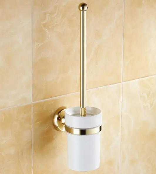 Роскошный полированный твердый античный золотой Латунный Набор Т pvd аксессуаров