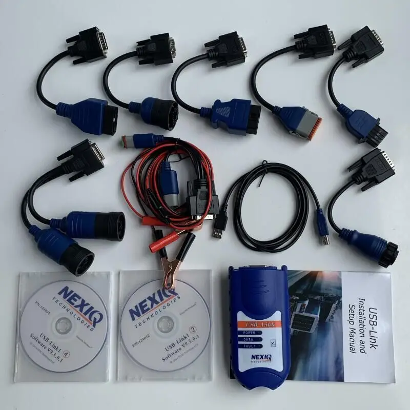 NEXIQ USB Link 2 дизельный диагностический сканер для грузовиков 125032 программное