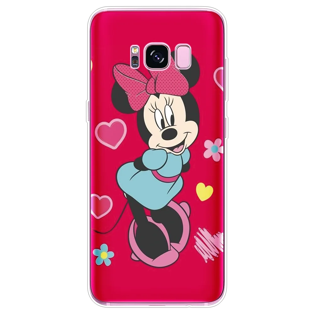 minnie Чехол с изображением милых мультяшных героев чехол для samsung Galaxy A7 A8 A9 A6 плюс J4 J6 J8 A6S A8S чехол J7 A5 плюс J7 Neo Prime Capas - Цвет: minnie