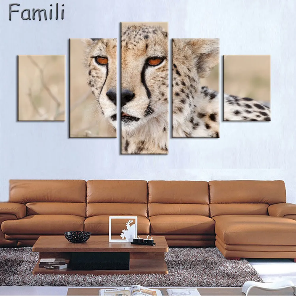 5 шт. настенный тканевый постер в виде животных|wall pictures|canvas paintingfabric posters |