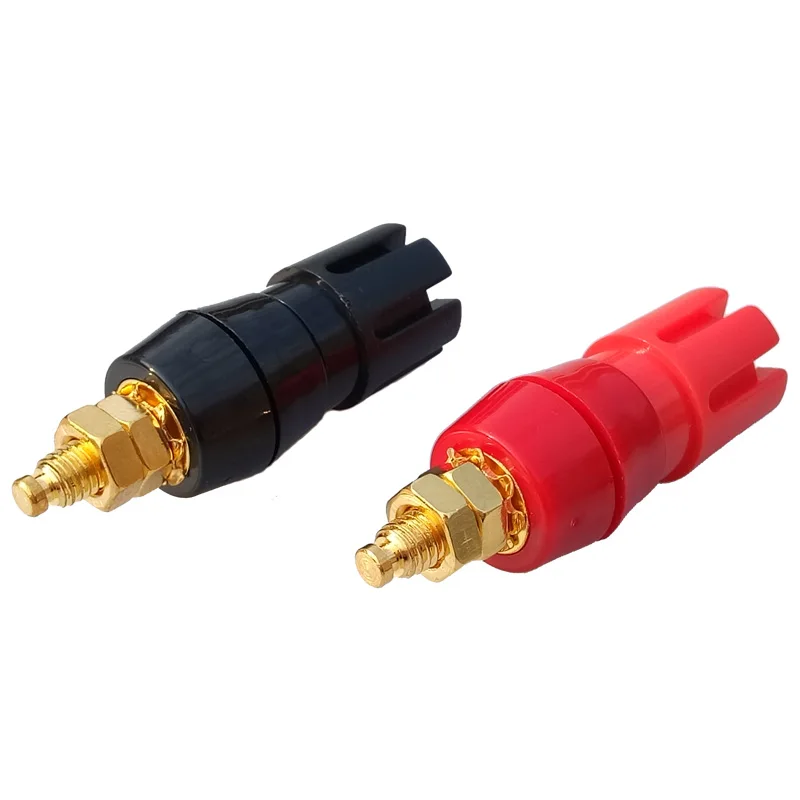 8 шт. 4 мм Позолоченные Hi Fi кабельные разъемы|brass terminal connectors|brass connectorl connector |