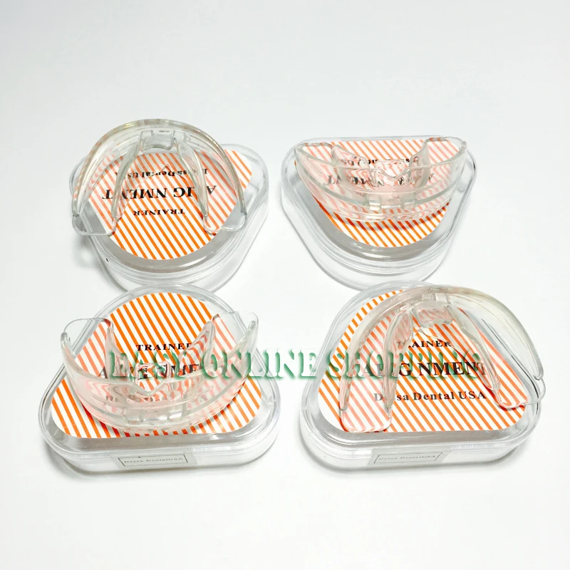 4 комплекта для взрослых зубной ортодонтический прибор тренажер выравнивание