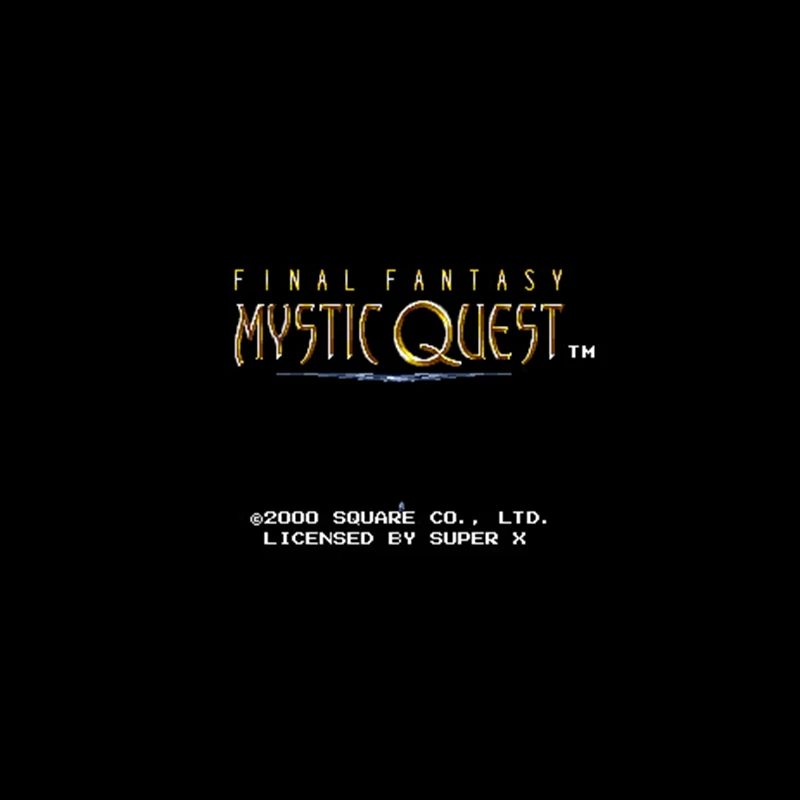 Final Fantasy Mystic Quest 16 бит большой серый карточная игра для США NTSC игры|Картриджи| |