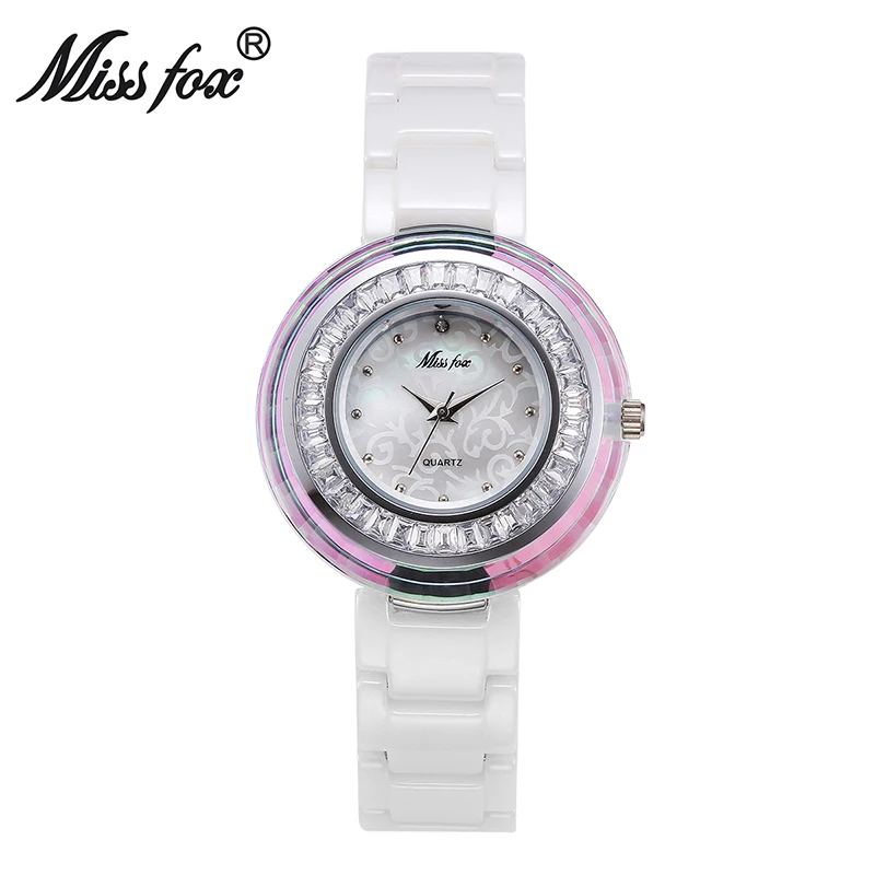 MISSFOX супер крутые недавно известный бренд часы для женщин логотип Xfcs женские со