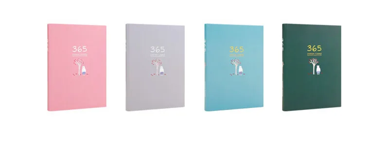 Kawaii 365 дней записная книжка повесток B6 дневник ежемесячный недельный планировщик Органайзер 32k бумажные записные книжки и журналы DIY / книги