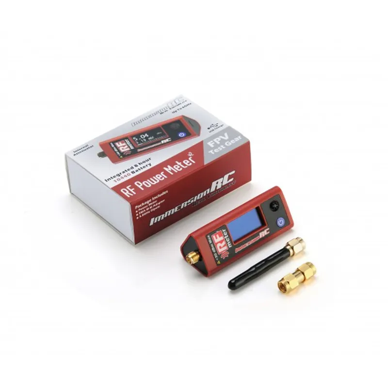 New High quliaty RC ImmersionRC 30dBm RF Power Meter v2 w/ Integrated 8 hour Battery for RC Drone video transmitter