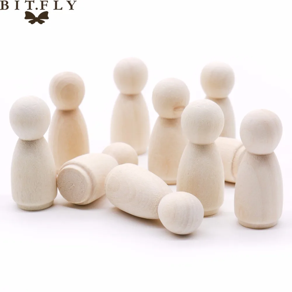 Маленькие фигурки для украшения дома 35 мм в китайском стиле цельные деревянные