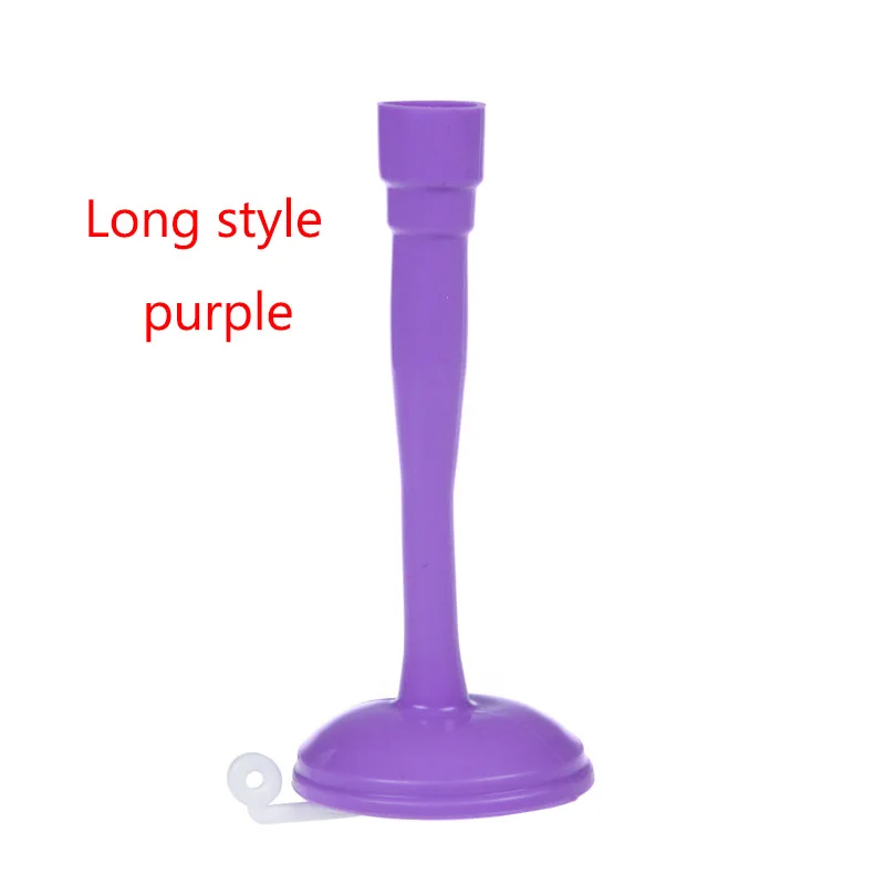 long purple Для малышей и детей постарше Ручная стирка душ помощник кран для маленьких детей Ванная комната распылители воды Аксессуары для ванной комнаты - Цвет: long purple