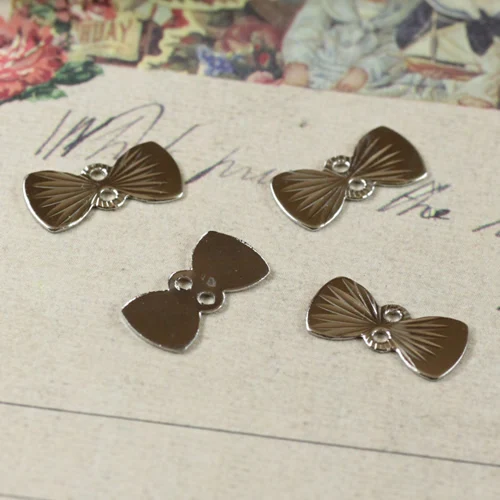 

100pcs 6*14mm Dull silver color Copper Charms/Pendant ,DIY Vintage Jewelry Finding
