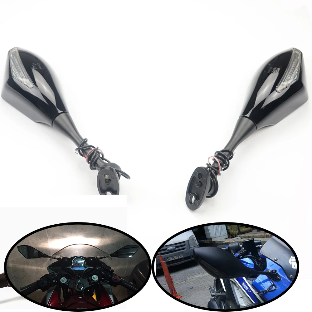 

Led Turn Signals Light Rearview Mirror For Honda CBR600RR CBR1000RR CBR250R CBR500R CBR300R