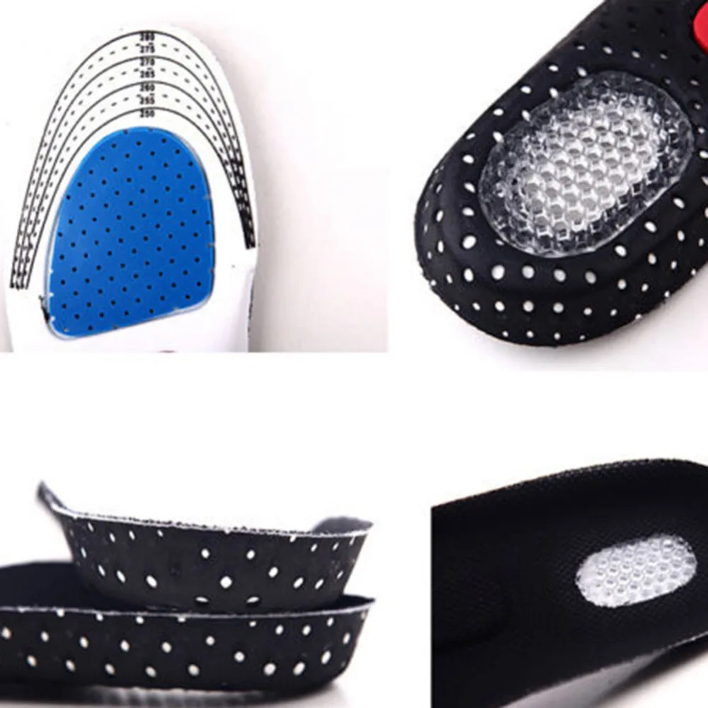 

1Pair Hot Sale Sport Running Gel Insoles Insert Cushion For Men Women Free Size Unisex Orthotic Arch Support Shoe Pad