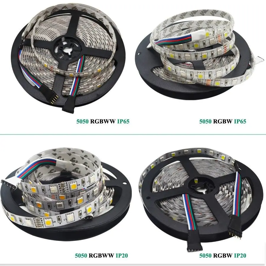 5 м до 20 5050 300led RGBW RGB + белый светодиодный светильник пульт дистанционного