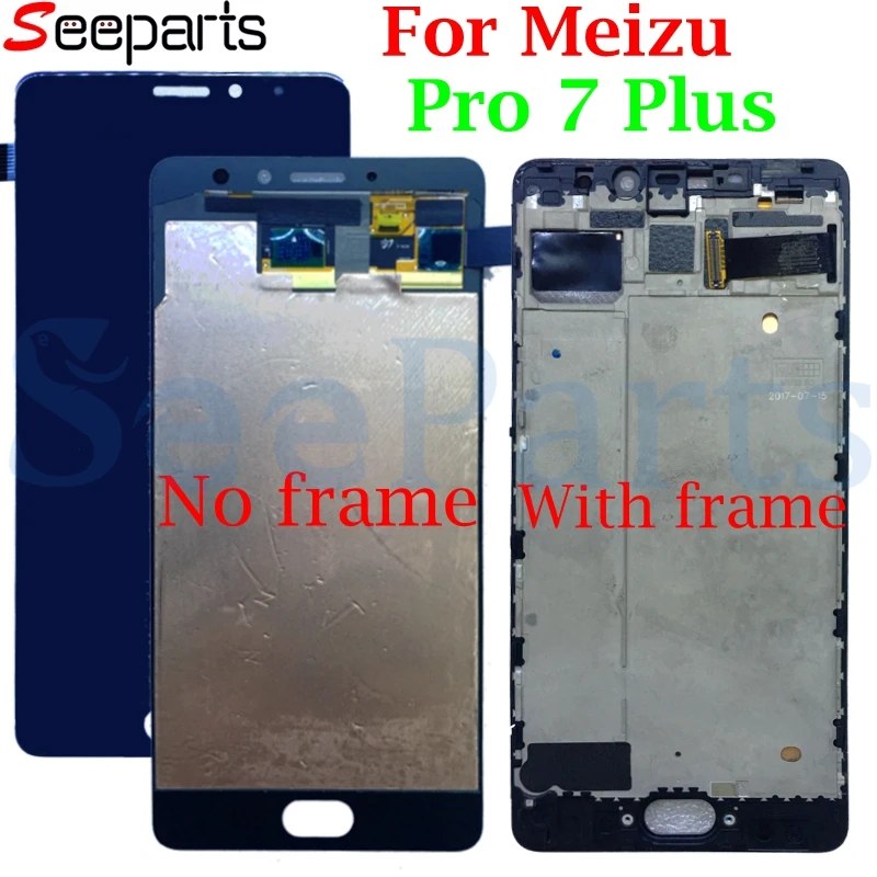 

5.7"For Meizu Pro 7 Plus Pro7 plus Lcd Screen Display Touch Screen Frame Digitizer Assembly Replacement For Meizu Pro7 PLUS LCD