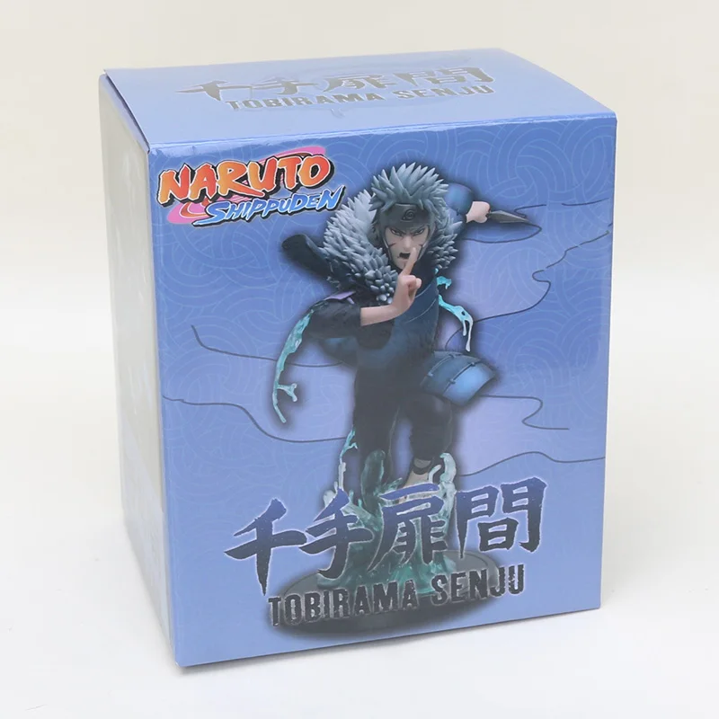 Senju Tobirama box Аниме Наруто фигурка Shippuden Brinquedos Tobirama Senju Hashirama Senju Jiraiya Minato Namikaze Kurama Hinata фигурка ПВХ игрушки - Цвет: Senju Tobirama box