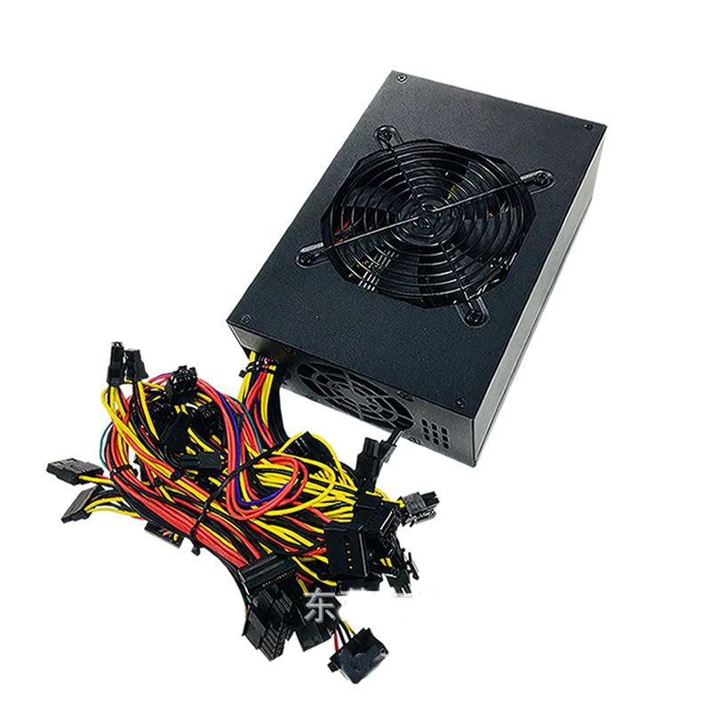 Cryptocurrency bitcoin mining rig 2000W power supply miner ethereum computer sever source for gtx1070 P106 R9 370 RX480 570 | Компьютеры и