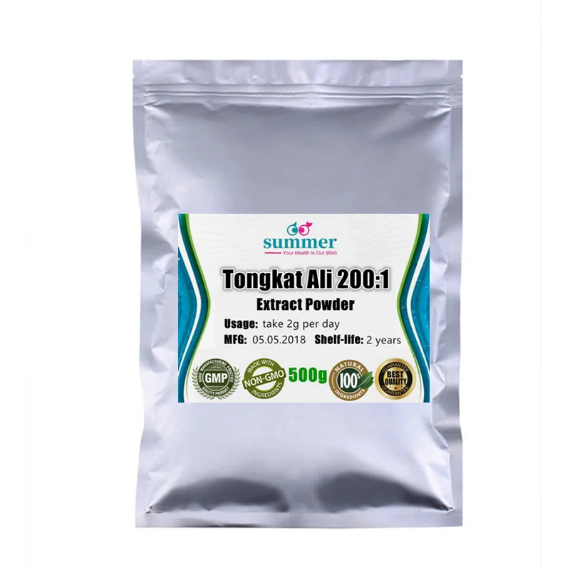 500g 100-1000 г чистый и сильный экстракт Тонгкат Али 200:1, Eurycoma Longifolia Jack экстракт порошок для увеличения Т-уровней и энергии - Цвет: 500g