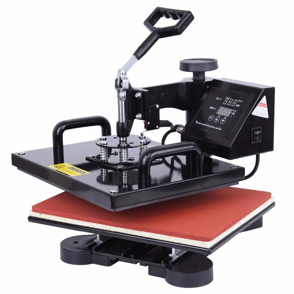 (Отправка из США) 5 в 1 комбинированная цифровая Тепловая пресс машина качающийся