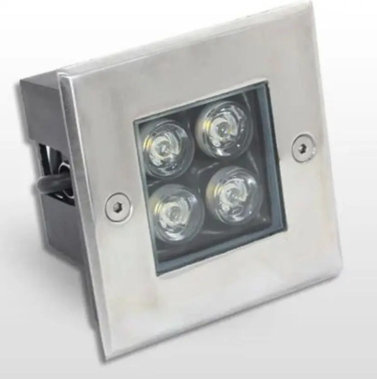 4 Вт светодиодные светильники освещающие ступни лестничные квадратные