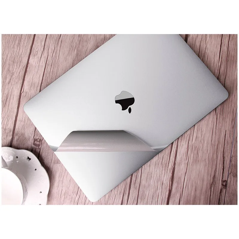 Silver Чехол для ноутбука Защитная пленка для Macbook Air Pro retina сенсорной панелью 1" 13" 1" Тетрадь 3M стикер на фюзеляж три Костюм из нескольких предметов - Цвет: Silver