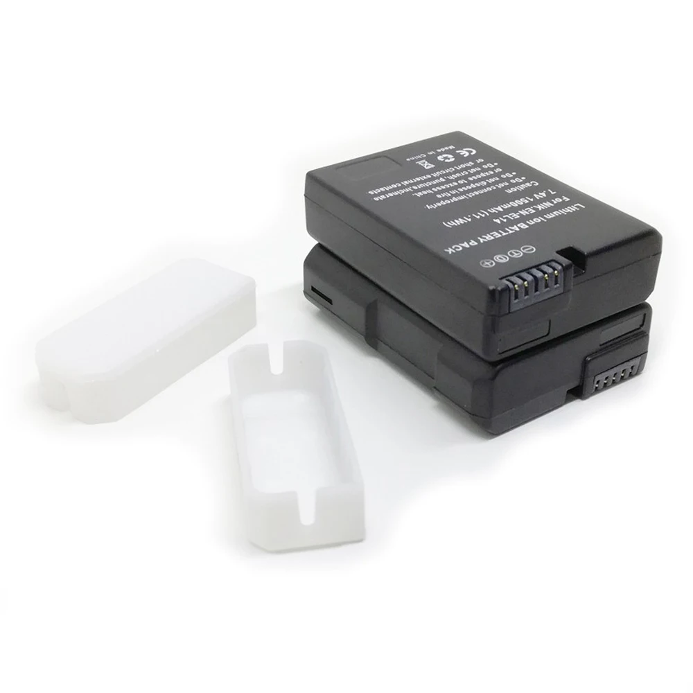 Аккумулятор EN-EL14 EL14A EN-EL14a ENEL14 EN EL14 Аккумулятор для камеры+ USB двойное зарядное устройство для Nikon D3100 D3200 D5300 D5100 D5200
