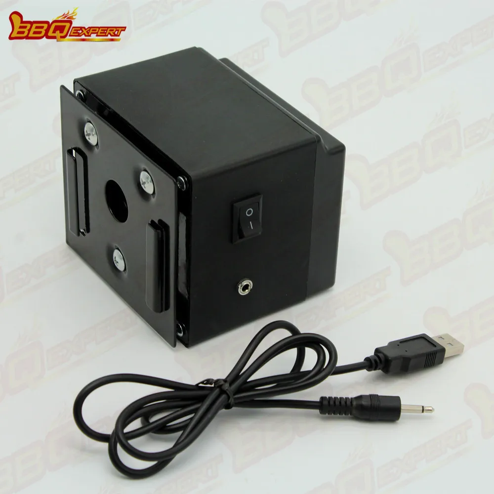 Kbxstart барбекю мотор USB гриль вертел с 4 об/мин выходная скорость 0-40 кгс. См сверхмощный Электрический мотор
