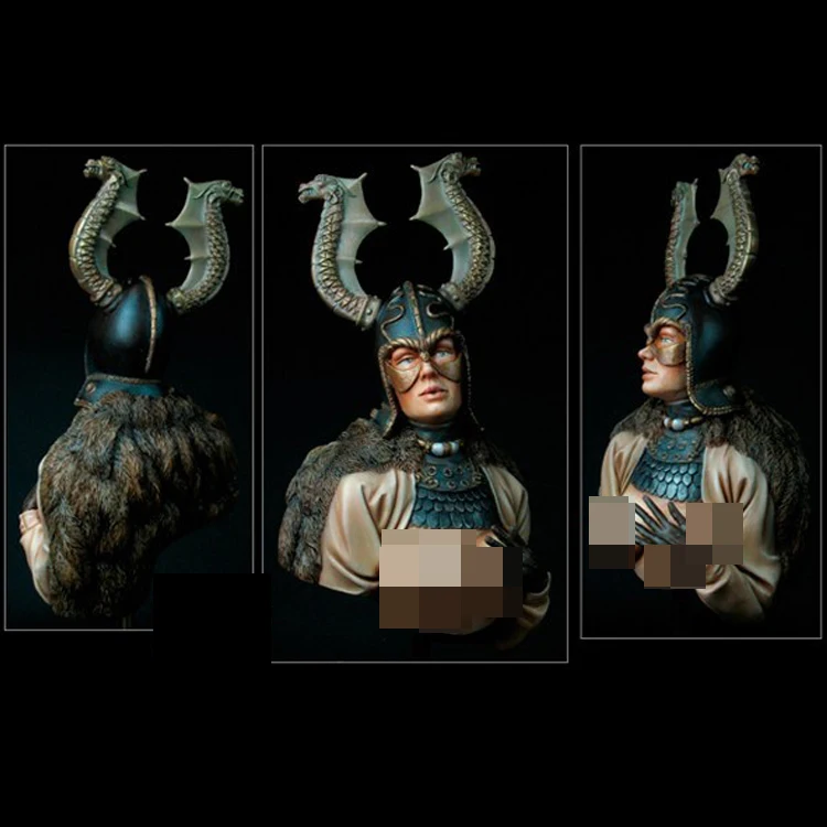 

1:10 Myth Theme Dragon Knight Resin Figure Bust Model X205