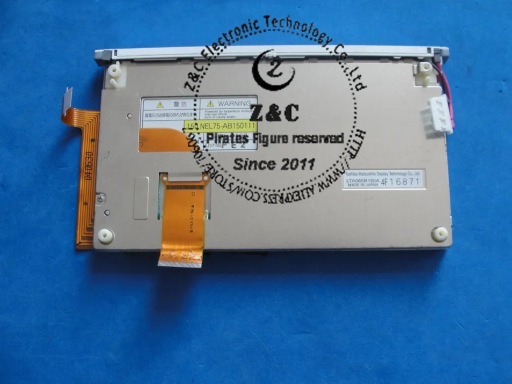 Оригинальный 6 5 дюймовый ЖК-дисплей LTA065B150A с сенсорным экраном и дигитайзером для