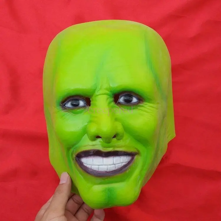 Маска Джим Керри Хэллоуин маски карнавальные Зеленый Маскарад маска best Новые
