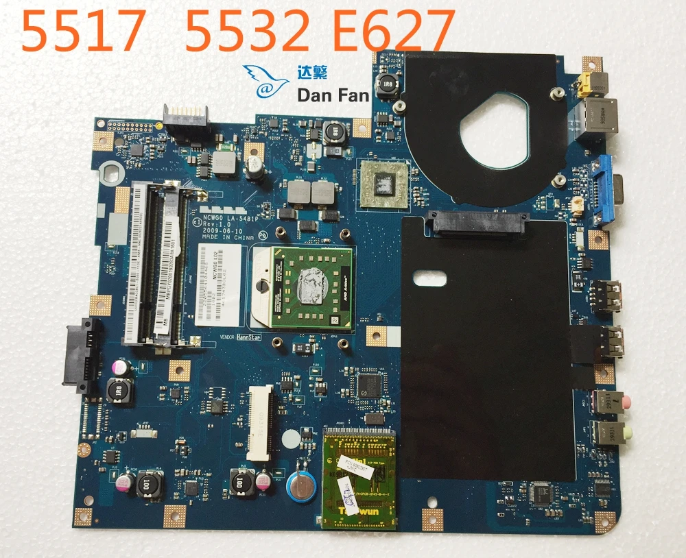 Для ACER 5516 5517 5532 Материнская плата ноутбука NCWG0 LA 5481P материнская 100% тестирование