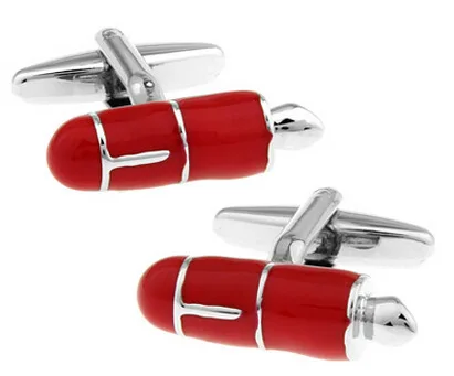 Новинка 2019 модные трехцветные запонки в форме ручки мужские аксессуары