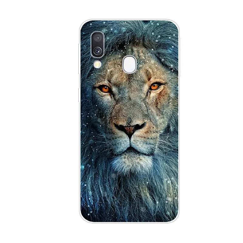 Мягкий силиконовый чехол ТПУ для samsung Galaxy A40, чехол s с мультяшным животным, нарисованная задняя крышка, чехол для samsung A40 A 40, бампер для телефона 5,9 - Цвет: 2