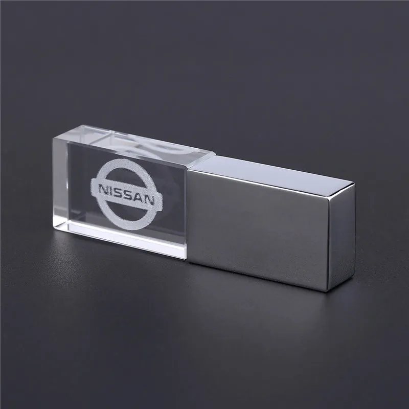 JASTER nissan crystal+ металлическая USB флешка Флешка 4 ГБ 8 ГБ 16 ГБ 32 ГБ 64 Гб 128 Гб Внешняя память Флешка u диск - Цвет: white