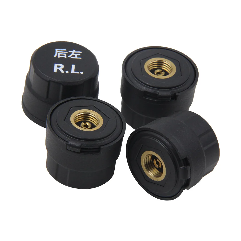 Auto Car Wireless TPMS Tire Pressure Monitoring System with 4 Sensors Battery Simple Installation Version | Автомобили и