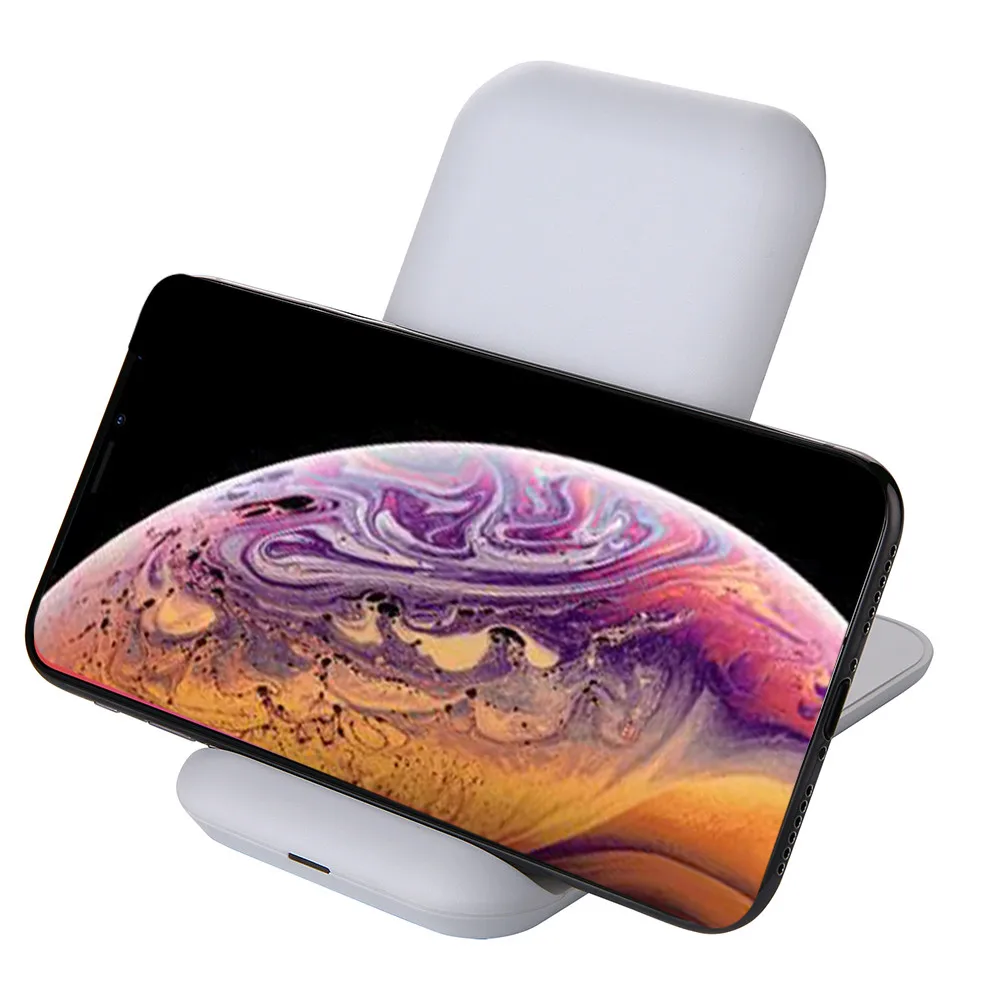 Беспроводное зарядное устройство для iPhone X 8 XS Qi Беспроводная зарядка Samsung Galaxy S8 S9