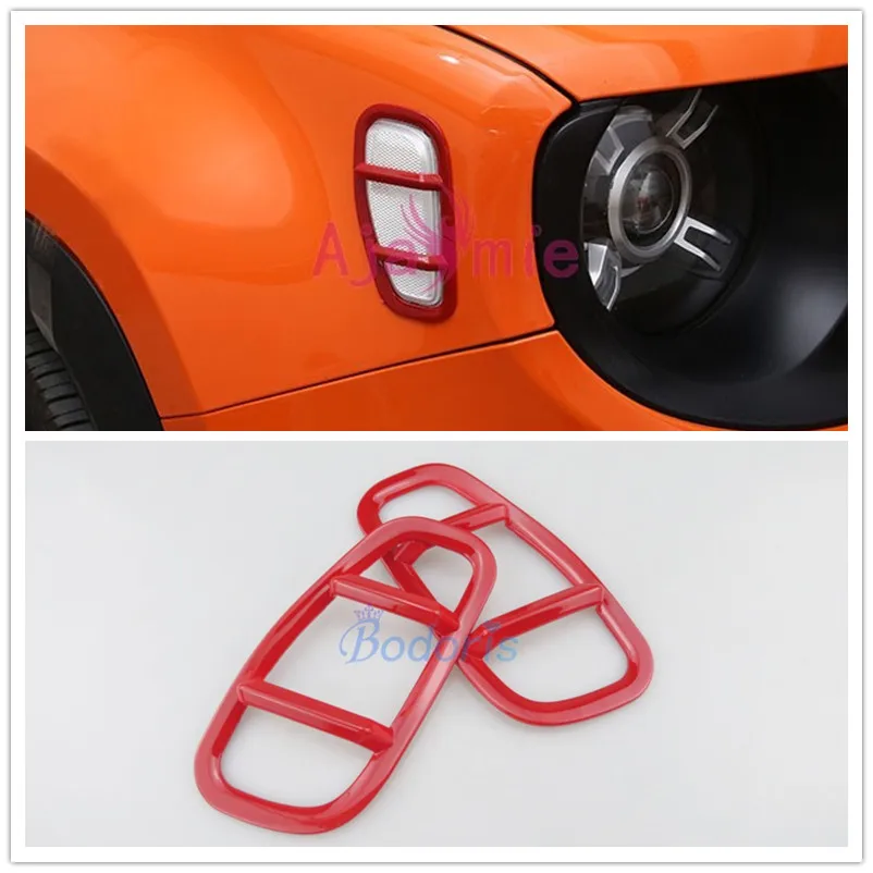 Красный цвет боковая лампа крышка светильник планки Бампер протектор ABS Хром