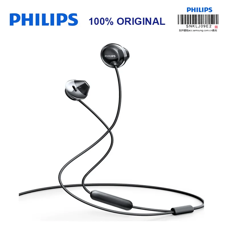 Оригинальные Проводные Наушники Philips SHE4205 с наушниками вкладышами спортивные
