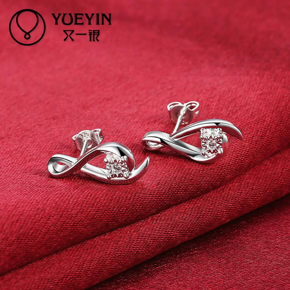 Новое поступление 2016 посеребренные серьги романтическая бижутерия длинные для