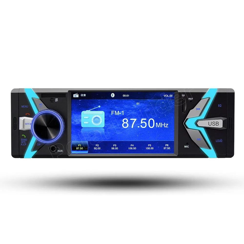 Новое поступление 1 Din 4 дюйма 12 В Автомобильная стереовидеоаппаратура MP4 MP5 плеер