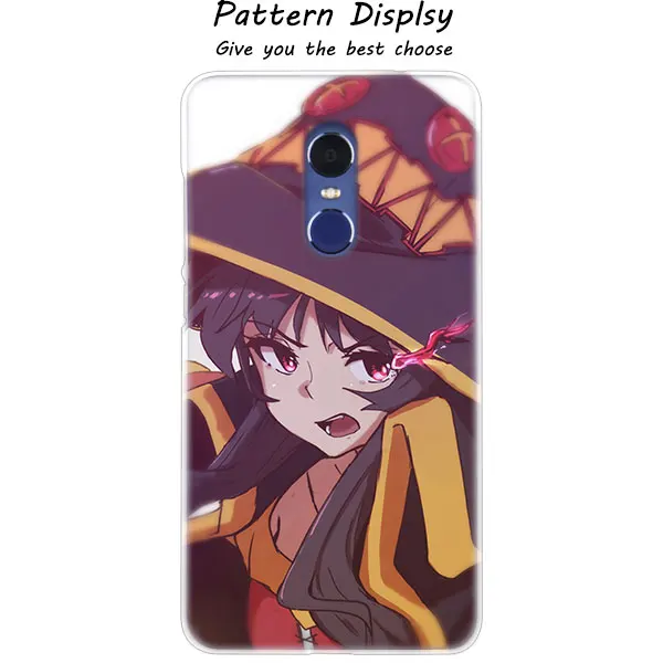 Модный прозрачный чехол MLLSE с аниме Konosuba Megumin для Xiaomi Play Rdemi S2 3S 4A 5A 5Plus 6A Pro Note 6 5A 4X4 7 - Цвет: 015