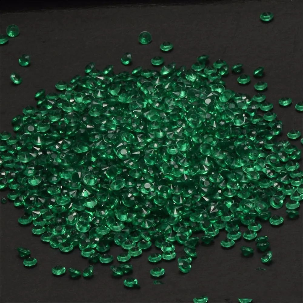2000pcs/Bag Acrylic Crystal Diamond 4.5mm Gem Party wedding table decoration desktop decortion High Clarity | Дом и сад