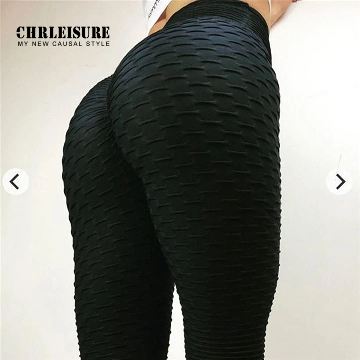 CHRLEISURE, черные леггинсы, женские, полиэстер, длина по щиколотку, стандартные, складные, эластичные, сохраняющие стройность, пуш-ап, для фитнеса, женские леггинсы