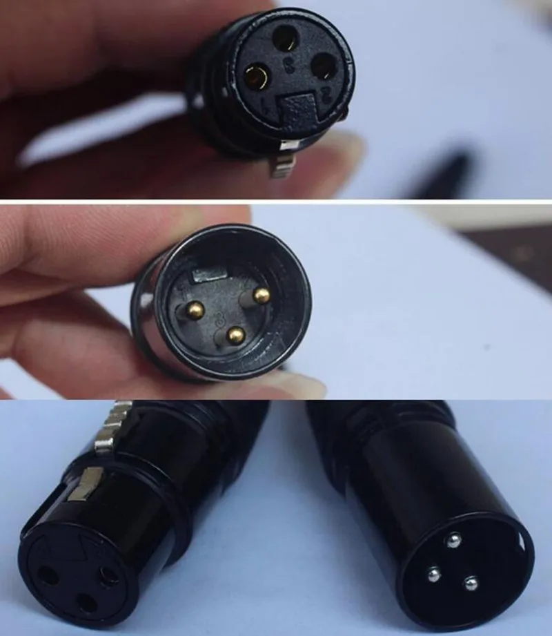 2 шт. 3-контактный сигнала DMX кабель DMX512 сценический светильник ing сигнальный led par